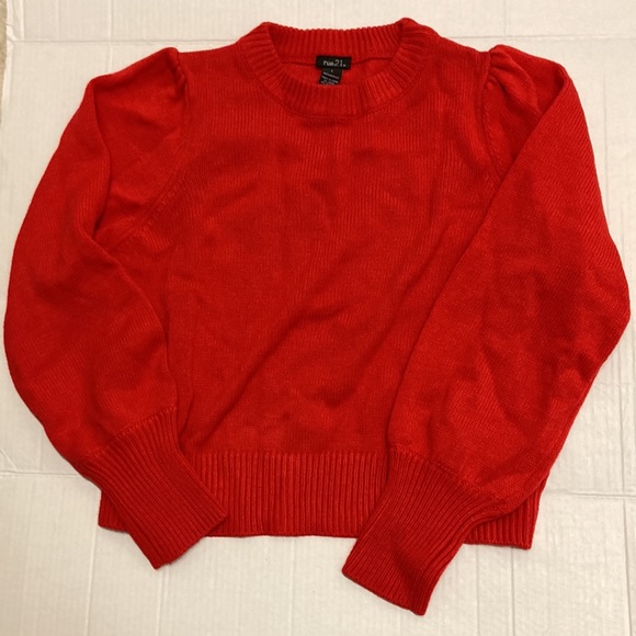 Rue21 Sweaters - Rue21 Red Sweather  Size large